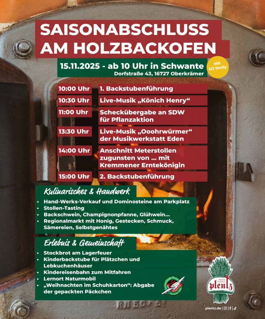 Saisonabschluss am Holzbackofen!