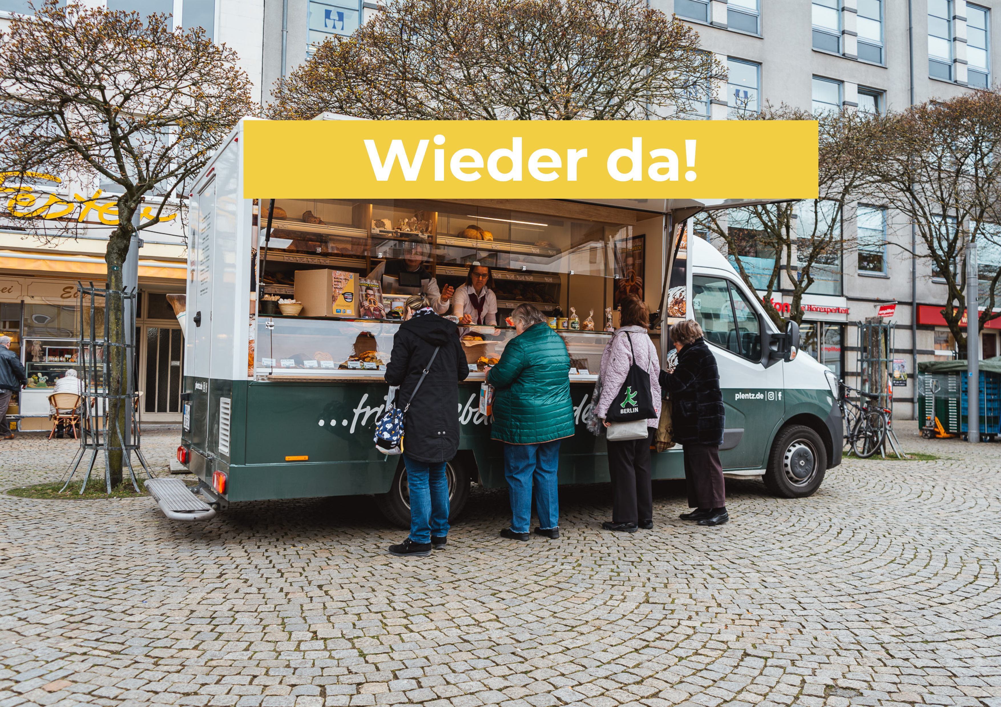 Unser Verkaufswagen ist auf dem Spandauer Markt wird geöffnet!